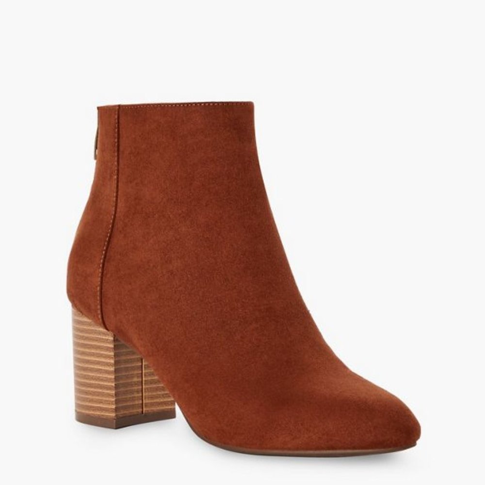 Grace Block Heeled Bootie